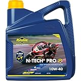 Moto oil PUTOLINE N-TECH PRO R+ - 10W40-4 LT.