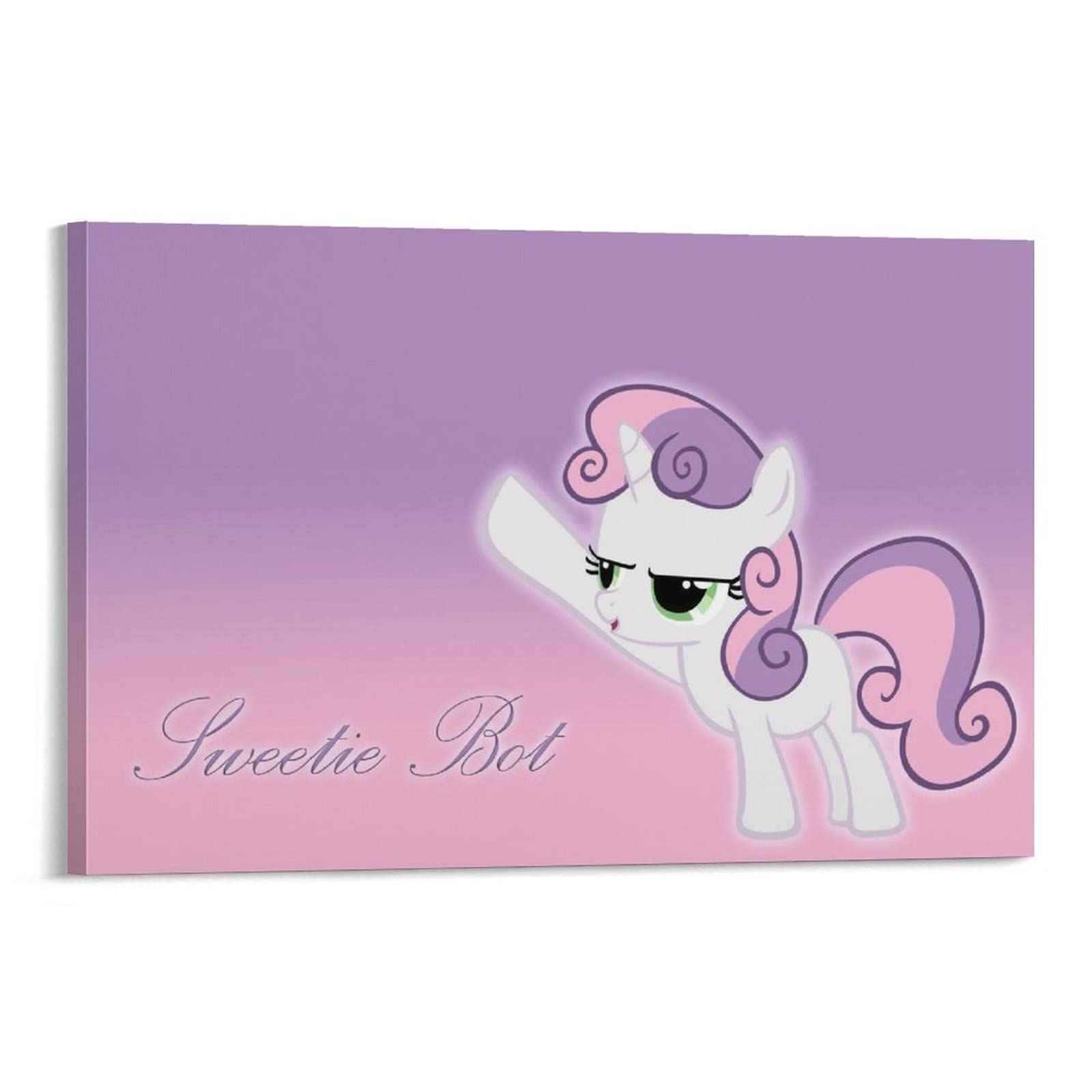 oUyOo My-Little-Pony Canvas Wall Art Picture Prints Modern Canvas Artwork Contemporary Nature Artwork for Home Office Wall Decor