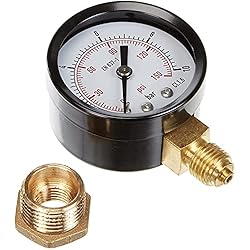 Agua Depurada En Casa Aqua Control C6199 - Manómetro de 0 a 10 Bar. Roscas 1/4´´ y 1/2´´