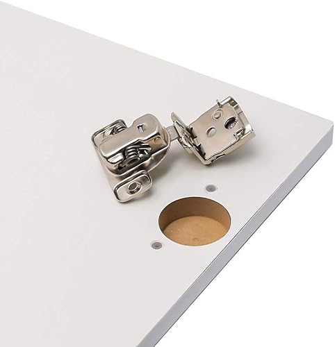 Miniatura 3 de Bisagras de hardware de gabinete de cierre suave (paquete de 2)  Bisagras de cierre silencioso superpuestas homdiy de 1-14 pulgadas con