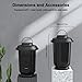 Onforu Outdoor Bluetooth Speaker, 2 Pack 40W True Wireless Stereo Dual Pairing Lantern Speakers for Patio, with 20 Warm White LED Lights, Richer Bass for Indoor Outdoor Camping Waterproof