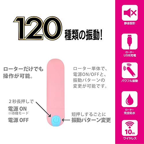 SSI JAPAN(国内ブランド) 遠隔ピンクローター Type-R - 画像6