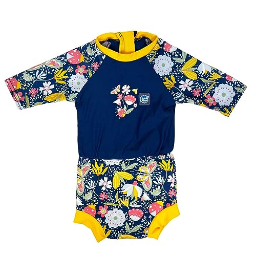 Combinaison solaire anti-fuite Happy Nappy Splash About avec couche intégrée pour nourrisson