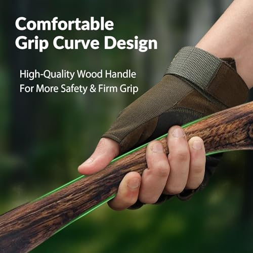 LD HuYY Craftsman\'s Choice: Axe Handle Replacement | 35.4in | Wooden Handles for Axe, Pick Axe, and Hatchet Replacement | Excluding Metal Axe - Thumbnail 3