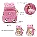 AO ALI VICTORY Backpack for Girls, Waterproof Kids Backpacks School Bag Toddler Bookbags Cute Travel Daypack (Small, A-Pink)