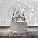 100MM White Christmas Snow Globe from The San Francisco Music Box Company