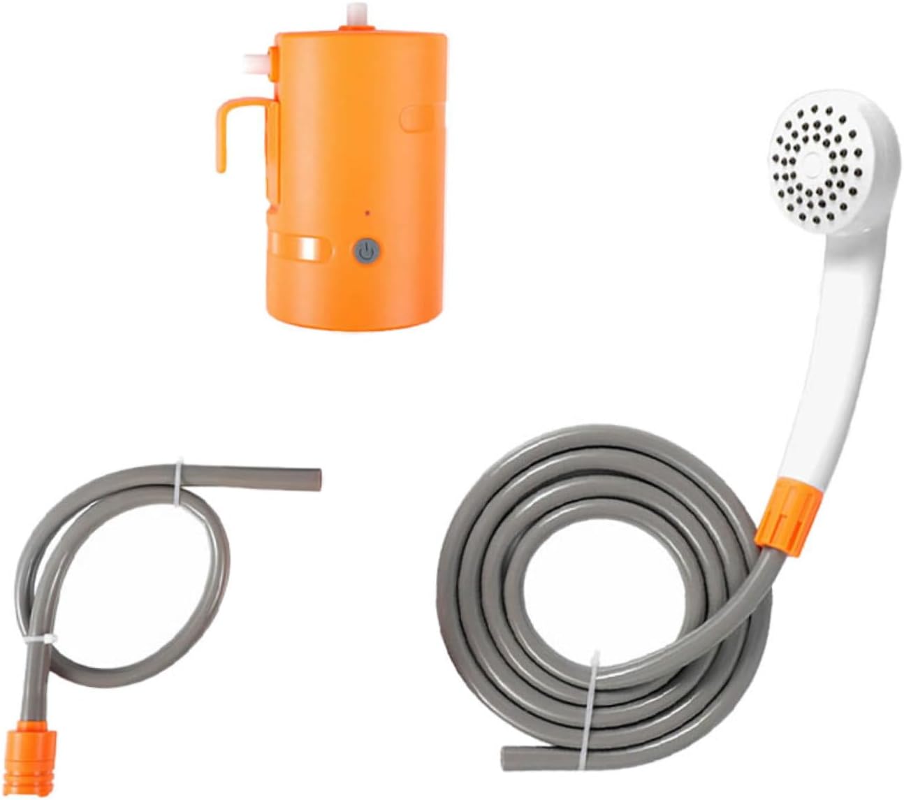 1Set Shower for Outdoor Camping Travel Hiking Lightweight and for Use Orange