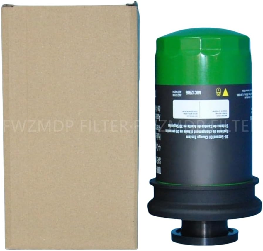 Oil filter AUC12916 easy change oil system compatible with D155 E120 E130 E150 E160 E170 E180 S120 S130 S160 S170 S180 X166R X167 Z365R