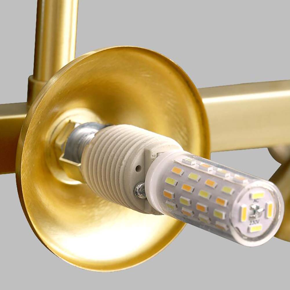 Lampara Colgante Nordica Lámpara Colgante Nórdica Creativa De Hierro Y Cristal - Misterlamp México Lampara Salon Techo