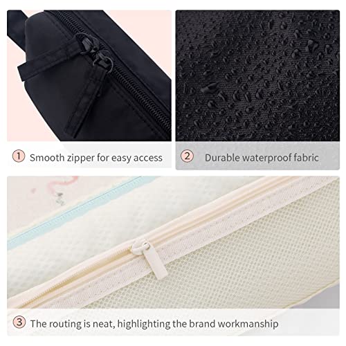 Hvomo Pencil Case, Soft Pencil Pouch,Durable Pencil Bag,Simple Stationery Bag,School Office Aesthetic School Organizer For Teen Girls Adults(Black) #TOP2