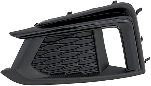 Cubierta de luz antiniebla para Subaru Impreza 2017 2018 2019 para lado del pasajero, hecha de plástico, negro texturizado con negro brillante, para