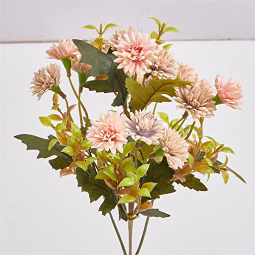 Equirider Ramo de Plantas Verdes Artificiales, Clavel Pastoral, Lila de otoño, fotografía de Boda, decoración Floral