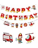 Matériaux de qualité supérieure：Nos couronnes d'anniversaire en forme de camion de pompiers sont fabriquées en carton de haute qualité, sûr et écologique, avec des motifs nets, robuste et durable.