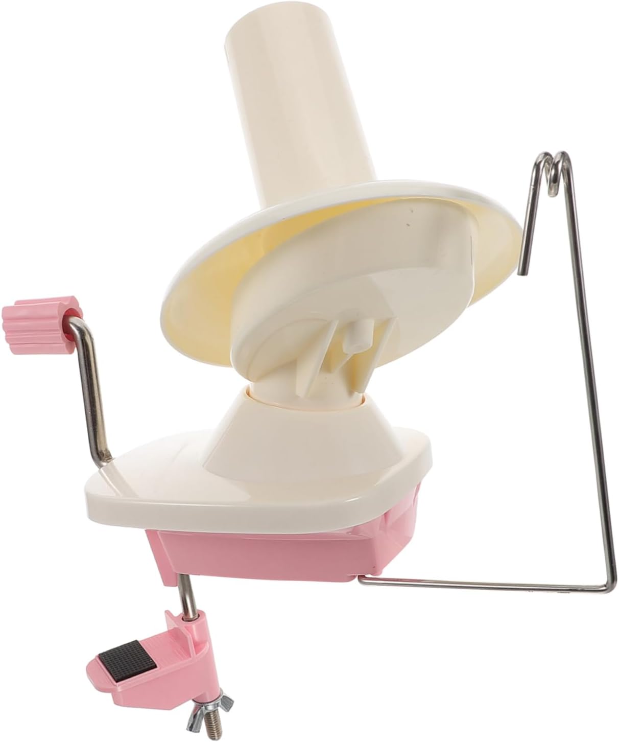 NUOBESTY Portable Hand-Crank Yarn Winder Lightweight Manual for Home Use Easy to Carry for Knitting and Crocheting Projects