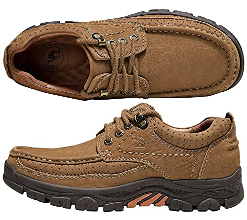 ▷ CAMEL CROWN Zapatos casuales de los hombres mocasines cómodos za