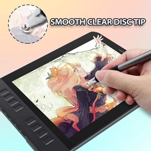 Uenhoy 12 Pcs Universal Stylus Tips Replacement Stylus Pen Disc Tips Round Shape Stylus Pen Nibs for Touch Screen Devices - Thumbnail 6