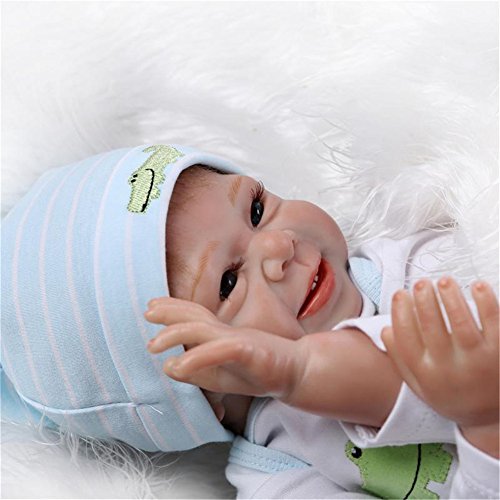 Fachel Reborn doll muñeca realista de silicona muñeca bebe dollsvinyl bebés recién nacidos 22inch 55cm como en la vida real...