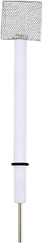 Platinum Mesh Electrode, 99.99% Purity Electrochemistry Electrolytic Analysis Pt Mesh Counter Electrode, with PTFE Body Electrode for Electrochemical Cells,10 * 10