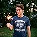Mens Ermahgerd Sperklers T Shirt Funny 4th of July Fireworks Sparklers Graphic Novelty Tee Funny T Shirts Patriotic Apparel for Men Novelty Tees for Guys Navy - XL