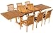 Produktbild Teak Set: Gartengarnitur Tobago Ausziehtisch 200/250/300cm x 100cm + 6 Alpen Sessel Serie JAV von AS-S