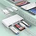 Produktbild Multi 5-in-1 Lightning + Typ C + USB A Kartenleser für iPhone/iPad/Android/Mac Book/Computer/Tablet/Kamera/Festplatte/Flash-Drive, OTG Speicheradapter für SD/Micro SD/SDHC/SDXC/MMCMFI