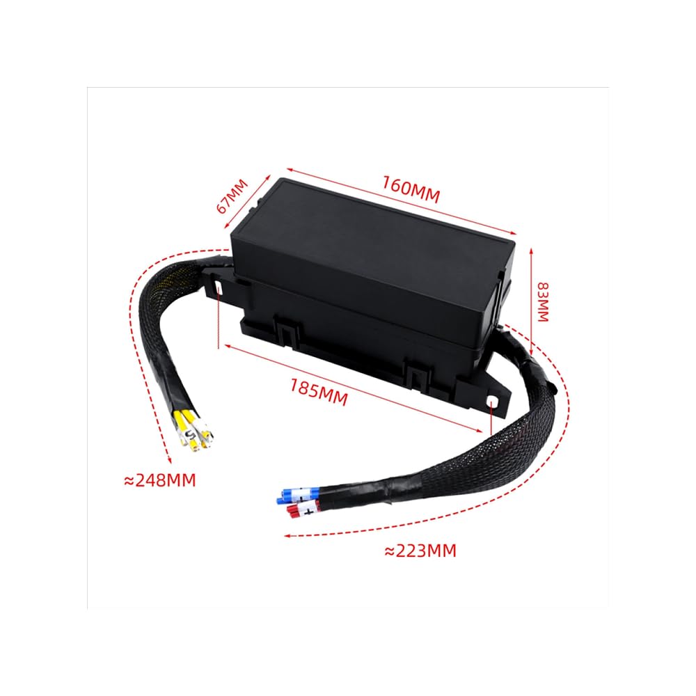 Scatola relè fusibili 12V con 6 fusibili ATC ATO a 11 vie relè compatibili