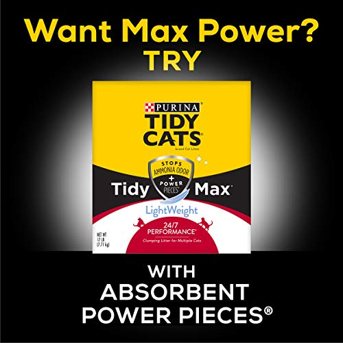 Purina Tidy Cats Light Weight, Low Dust, Clumping Cat Litter, 24/7 Performance Multi Cat Litter - 6 Lb. Jug #TOP5
