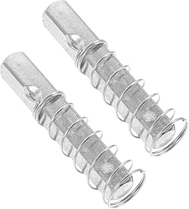 LIFKICH 2pcs Door Lock Replacement Spindle Parts Spring-Loaded Handle ...