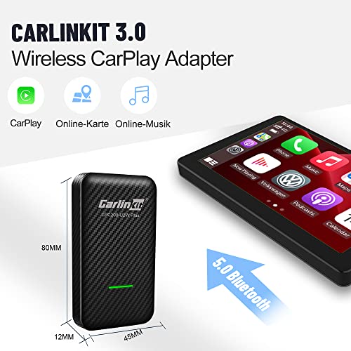 CarlinKit 3.0 draadloze carplay-adapter, geschikt voor auto's met car play-functie, voor VW, Volvo, Renault, Ford, Opel, Audi, Citroën, Kia, Porsche upgrade draadloze carplay, ondersteunt online firmware-update - Image 3
