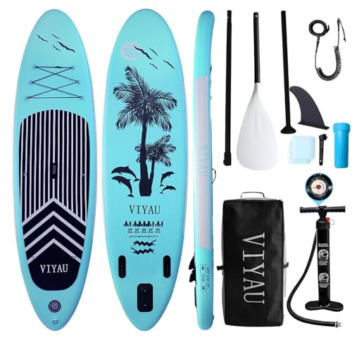 Sup Board，Paddle Board für Stand-up Paddling, SUPPaddel, Paddleboard, Stand-up Paddling Board, Doppel Paddel für SUP, Au...