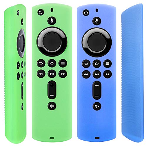 [2 Pack] Semi-Transparent Remote Case for Fire TV Stick 4K / Fire TV