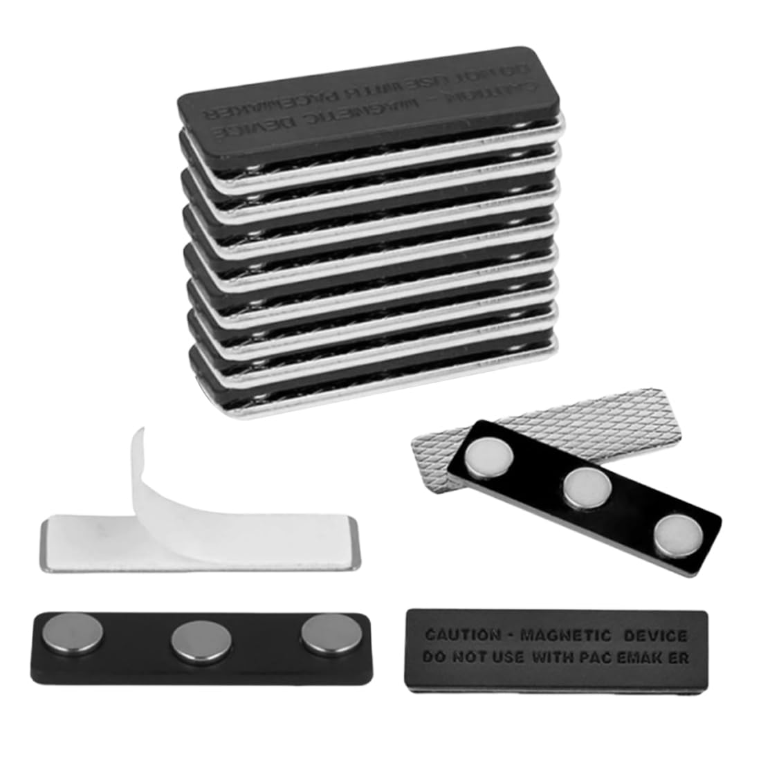 8 Pièces Moustiquaires De Fenêtres Clips Magnétiques,Aimant Rideau Pour Moustiquaire Fenetre Clips, Fenêtre Aimant Puissant Autocollant Clip De Fixation D'Écran(Noir)