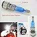 12V weiß Xenon Motorrad Roller Scheinwerfer Glühbirne BA20d HID Lampe Licht (50W)