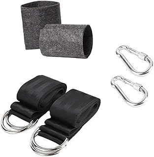 Unomor 1 Set Swing Rope Strap Hammock Swing Outdoor Swings Round Swing for Tree Swing Accessories Web Swing Strap Tree Swing Ropes Hammock Chair Straps Hanging Kit Hammock Strap