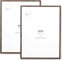 Vista 34 de Opposite Wall - Portarretratos de madera de roble macizo oscuro de 16 x 20 pulgadas - Ligero, versátil e inastillable - Póster o marco de fotos