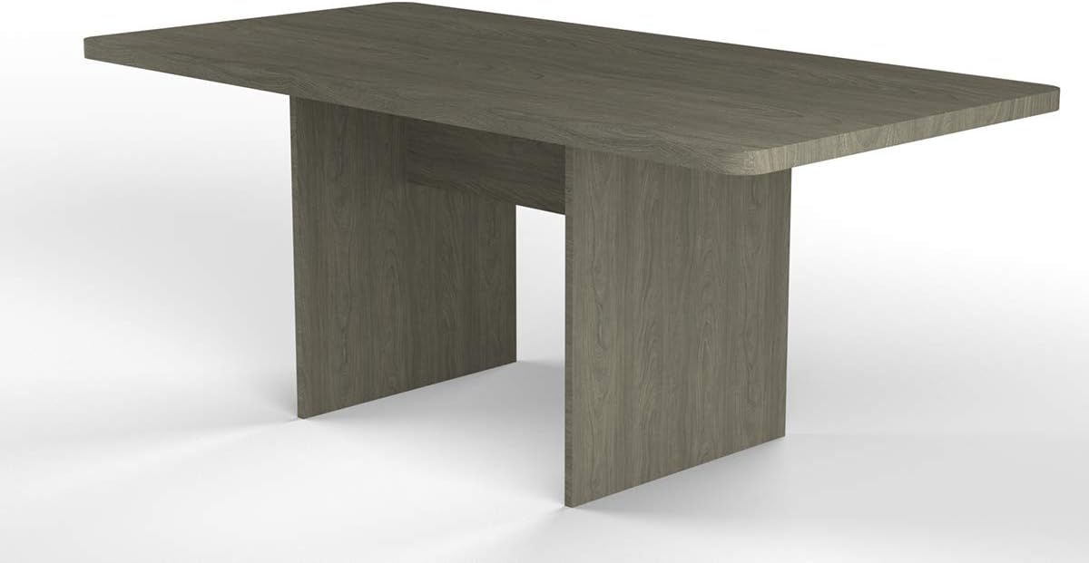 72-Inch Rectangular Conference Table - Light Grey : Office Products