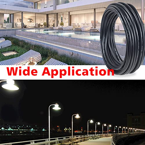 18 Gauge 2 Core Solid Single Strand Pvc Insulated Tinned Copper Wire,Wire Length 50Ft Red And Black Wire For Automotive Led Lighting Outdoor,Marine Solar Extension Cord Ul Listed #TOP6