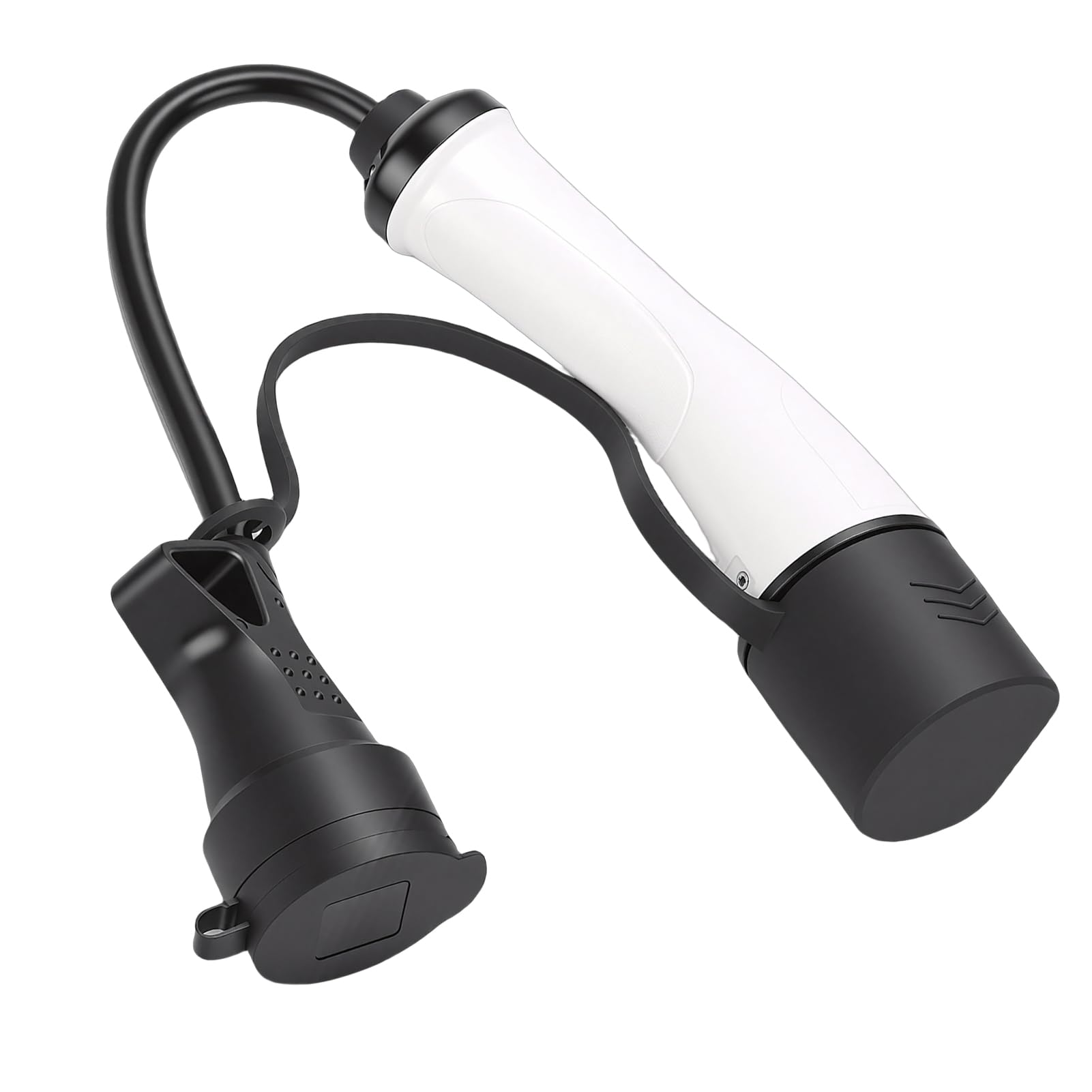 Adapter Typu 2 Do EV PC Nylonowy Konwerter ładowania 16A 3,3 KW IP54 Przenośna Wtyczka Wyładowcza EV Do Złącza Typu 2 Garaż Domowy Użytku w Podróży