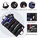 WORKPRO Roll Up Tool Bag With Detachable Pouches, Heavy Duty Organizer With 6 Pockets for Mechanic, Electrician, Plumber and Carpenter