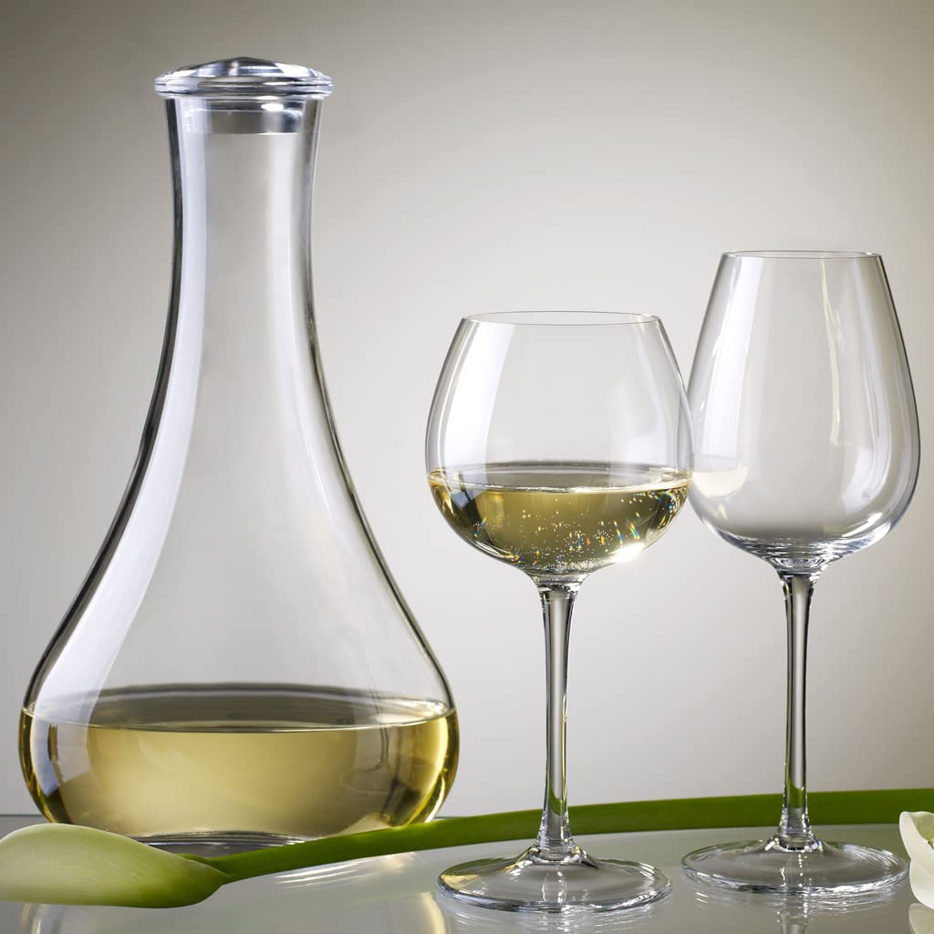 Villeroy & Boch Purismo Wine Decantador de vino blanco, 750 ml, Cristal, Transparente | cristal, fabricado en Alemania, 28,57 cm de altura, apto para lavavajillas, ideal para agua y zumo