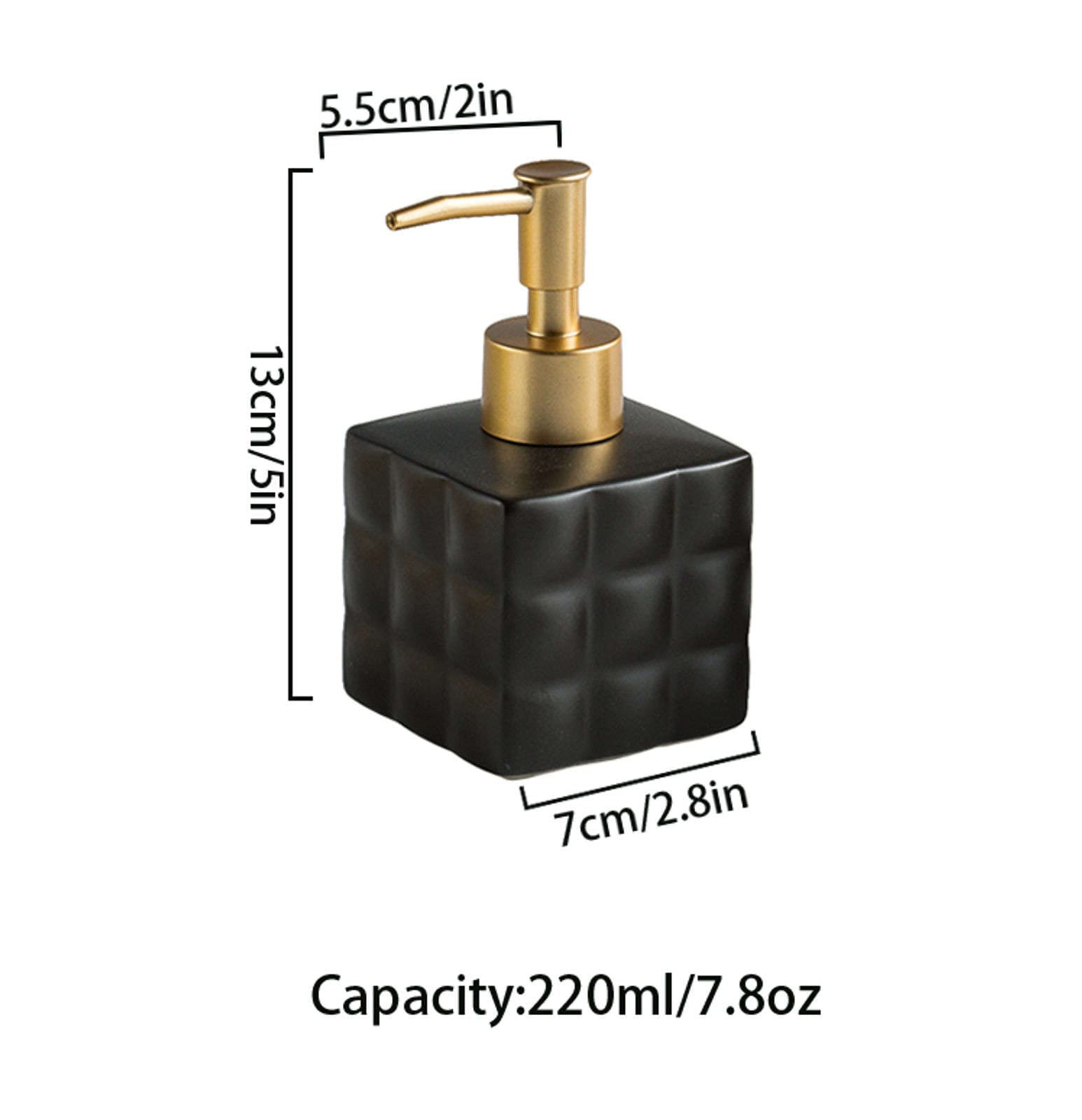 dispenser di sapone, Distributore di sapone, distributore lozione a tinta unita