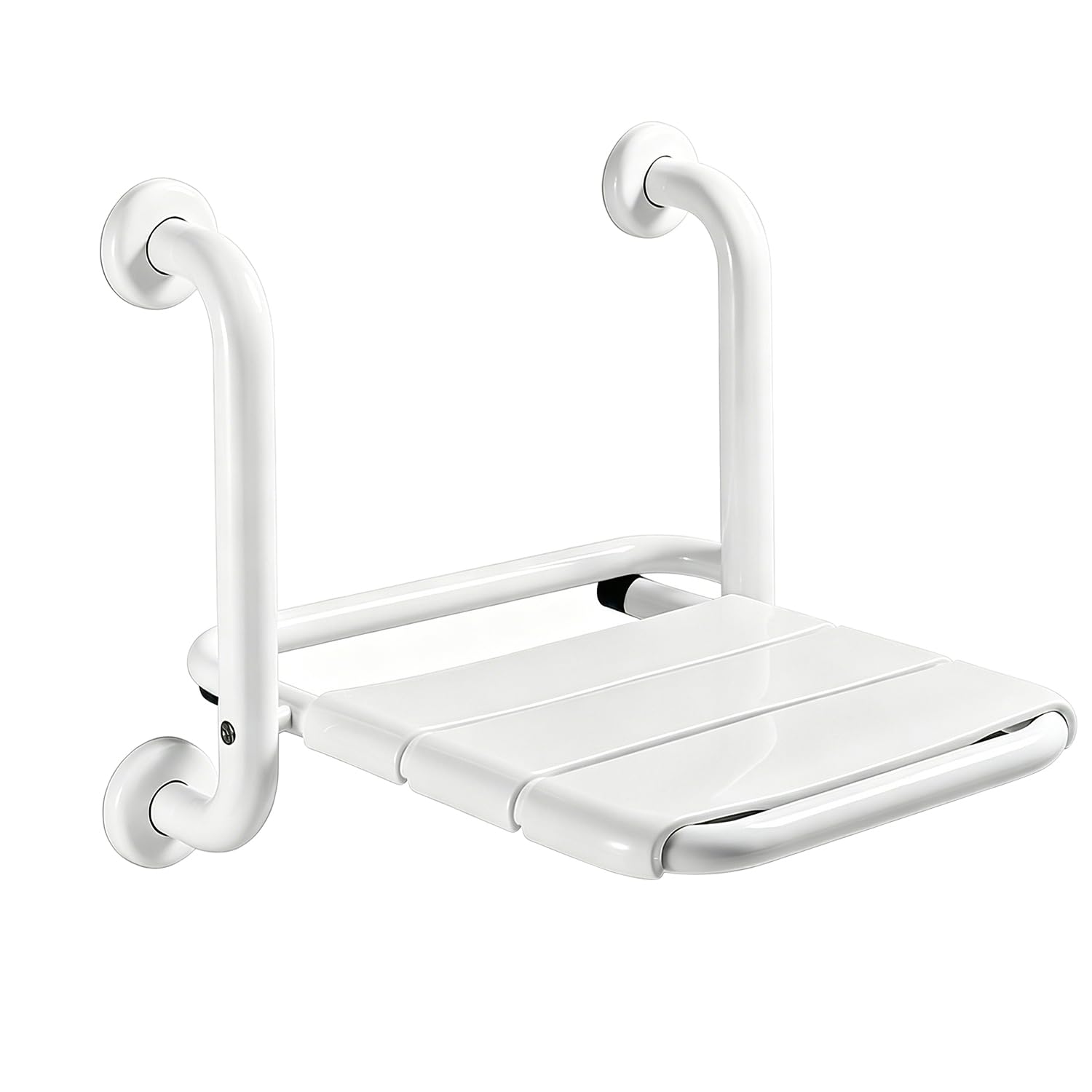 Asiento de Ducha Plegable,Silla de Ducha Antideslizante | Taburete de Baño Montada en la Pared,Banco de Ducha para Ancianos/Discapacitados,Ahorro de Espacio,Acero,Soporta 150 kg