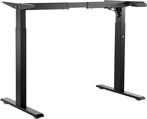 VEVOR Standing Desk Frame, Adjustable 27.6-46.1 inch Height & 35.4-53.2