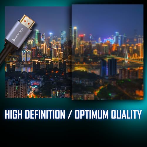 Image of Speed Series HDMI Cable 2.0 with Ethernet, 4k@60Hz, 2160P, Ultra 3D UHD Resolution, 48 GBPS Transmission Ultra High Speed,Dolby DTS, ARC,Male-to-Male,Compatible with all HDMI-Enabled Devices