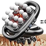 2025 New Morgela Deep Tissue Massager - 16-Head Percussion Massager with 3 Modes & 30 Intensities - Fascia Blaster for Back,Shoulders, Legs, Foot (01)