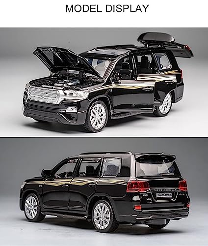 Image of Die Cast Metal Toy Car Cruiser 1:32 Scale Vehicle Toys for Kids Sound and Light Pull Back, Pack of 1, Multicolor