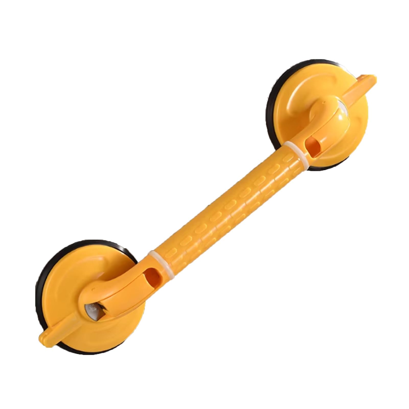 Fkxsxaz Yellow Shower Grab Bars With Safety Indicators, Suction Cup Bathroom For Seniors And Disabled People(,46Cm)