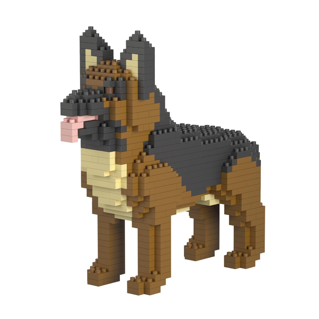 Figurine à Assembler avec des Blocs Miniatures. Golden Retriever, modèle 2. - 4