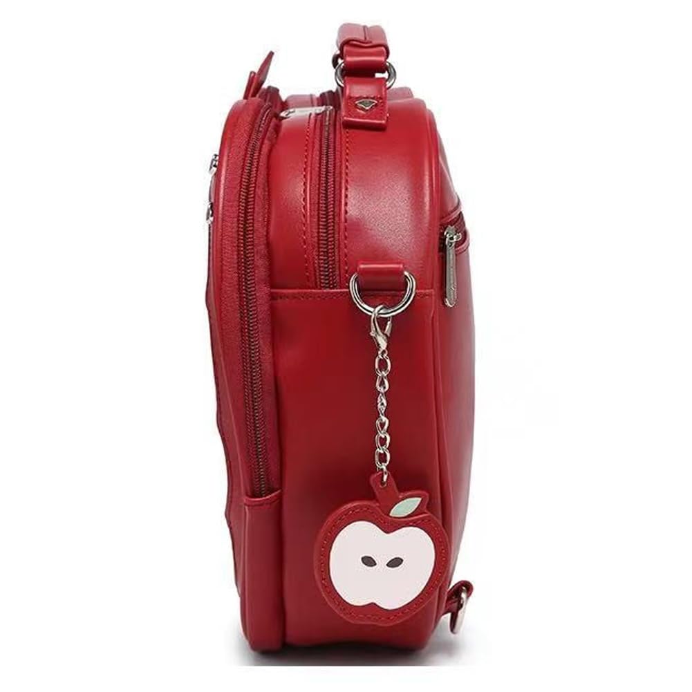 Jabłka kształt Ita torba ekspozycyjna torba crossbody plecak ze skóry PU urocza torebka crossbody wyświetlacz przezroczysta torba na ramię Y2k urocza torebka