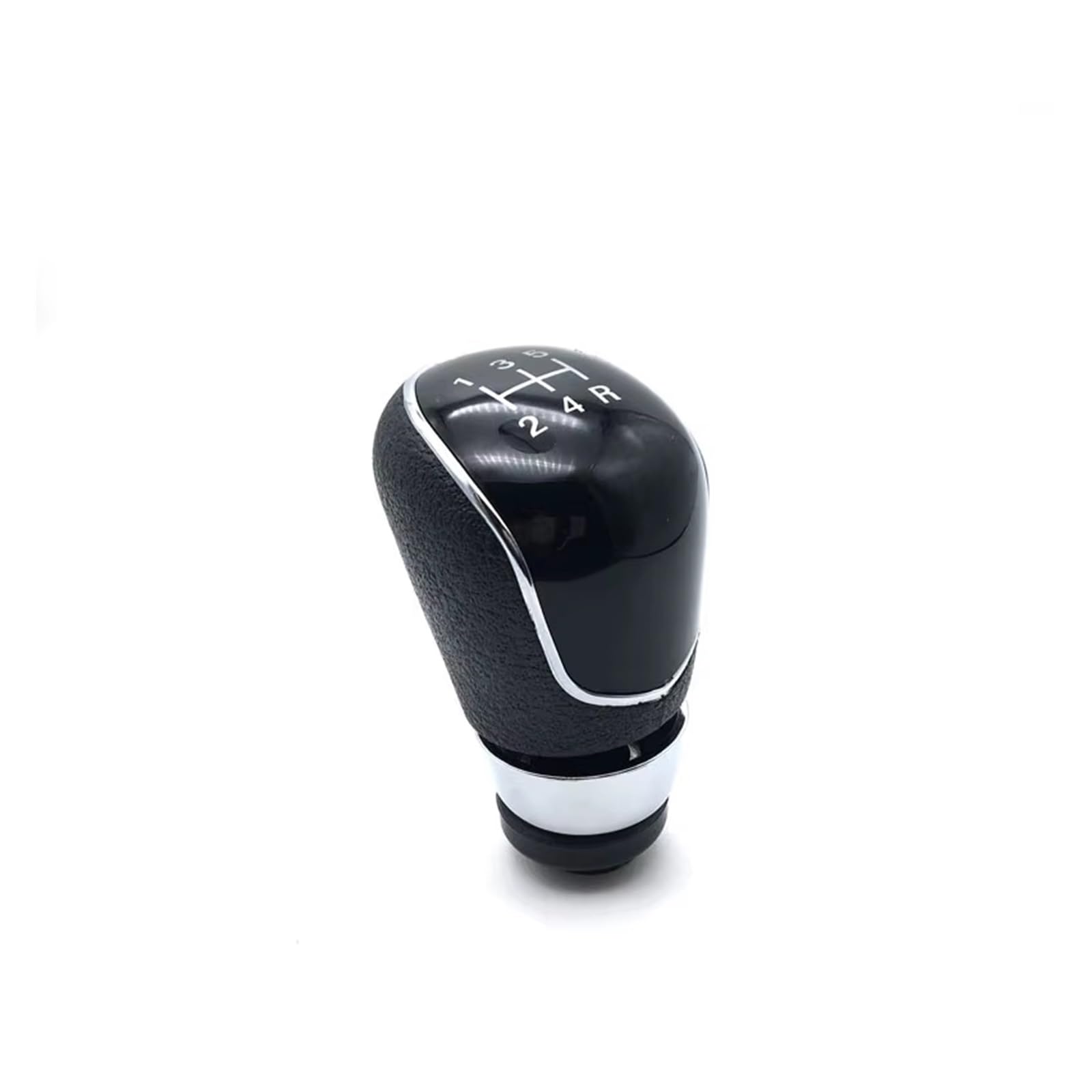 Ouvecr Black 5Speed Car Shift Gear Knob Handle For Focus 2 Mk2 Fl Mk3 Mk4 Mk7 For Mondeo For Kuga For Galaxy For Fiesta 5 Speed 6 Gear Shift Knob Manual Gear Shift Cover(Black 5Speed)